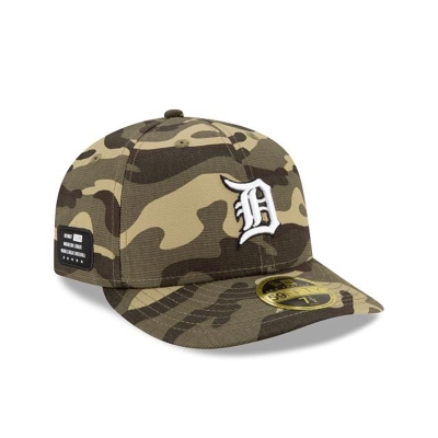 Sapca New Era Detroit Tigers MLB Armed Forces Weekend Low Profile 59FIFTY Fitted - Verzi